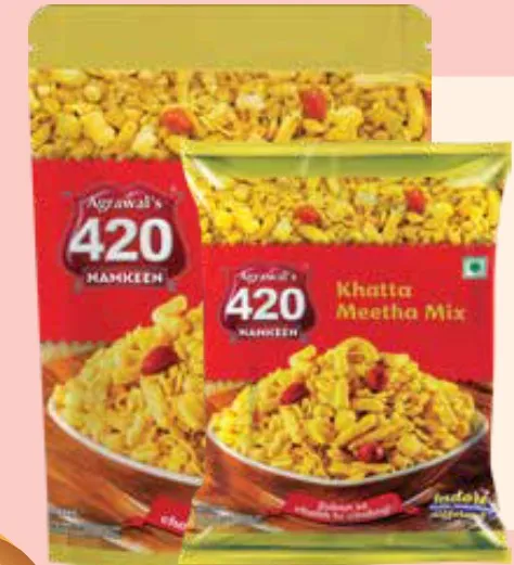 Agrawal's 420 Khatta Meetha Mixture pack
