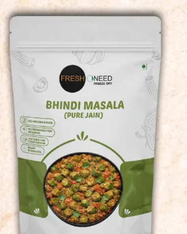 Freshoneed Bhindi Masala (Pure Jain) pack