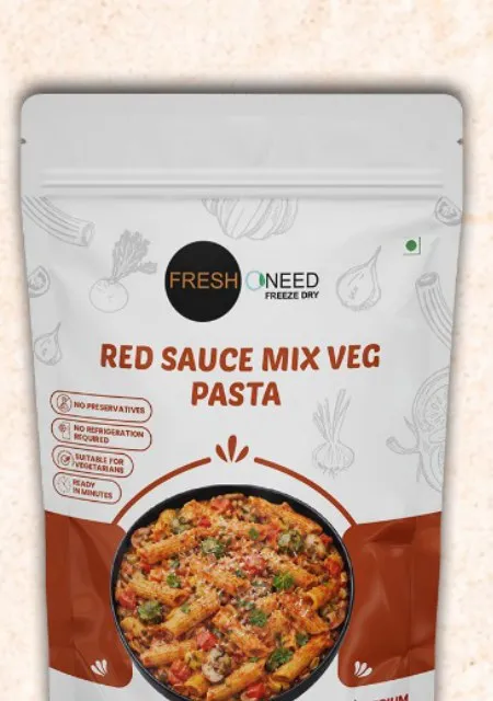 Freshoneed Red Sauce Mix Veg Pasta pack