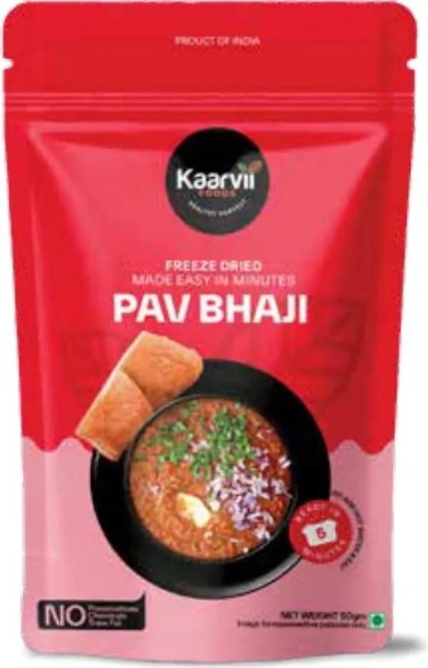 Kaarvii Foods Pav Bhaji pack